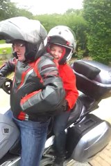 1er tour de moto pour mon loulou