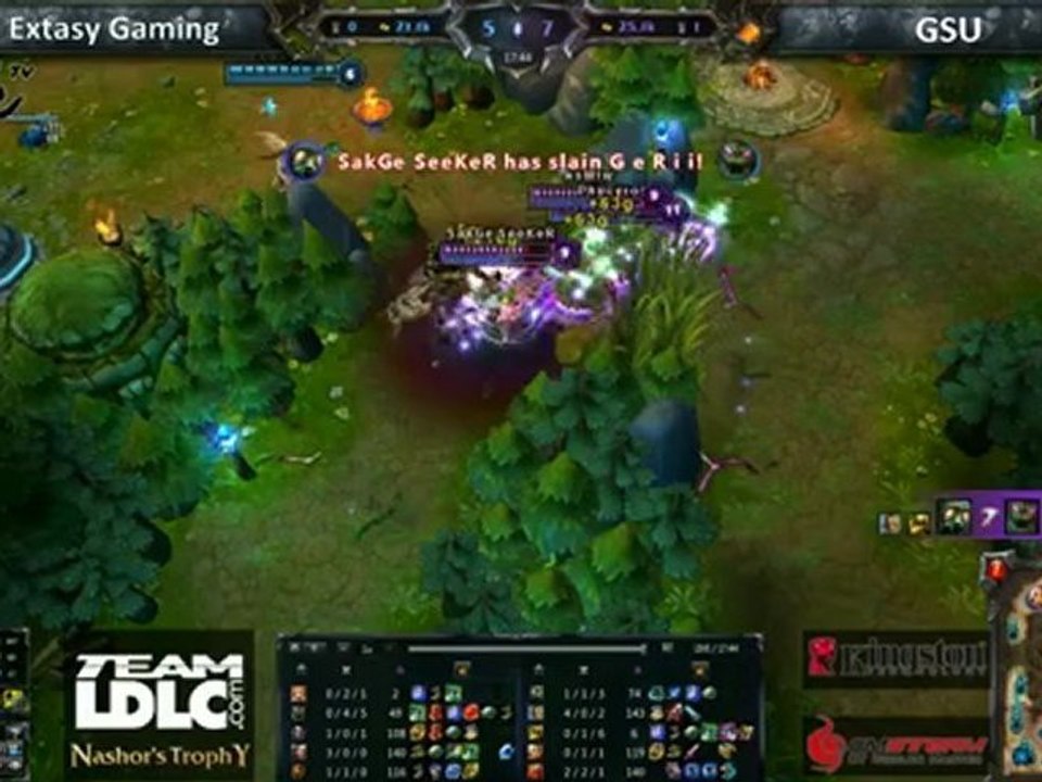 Qualif LDLC Nashor's Trophy (demi finale) Extasy gaming vs GSU avec Lisou et Padre