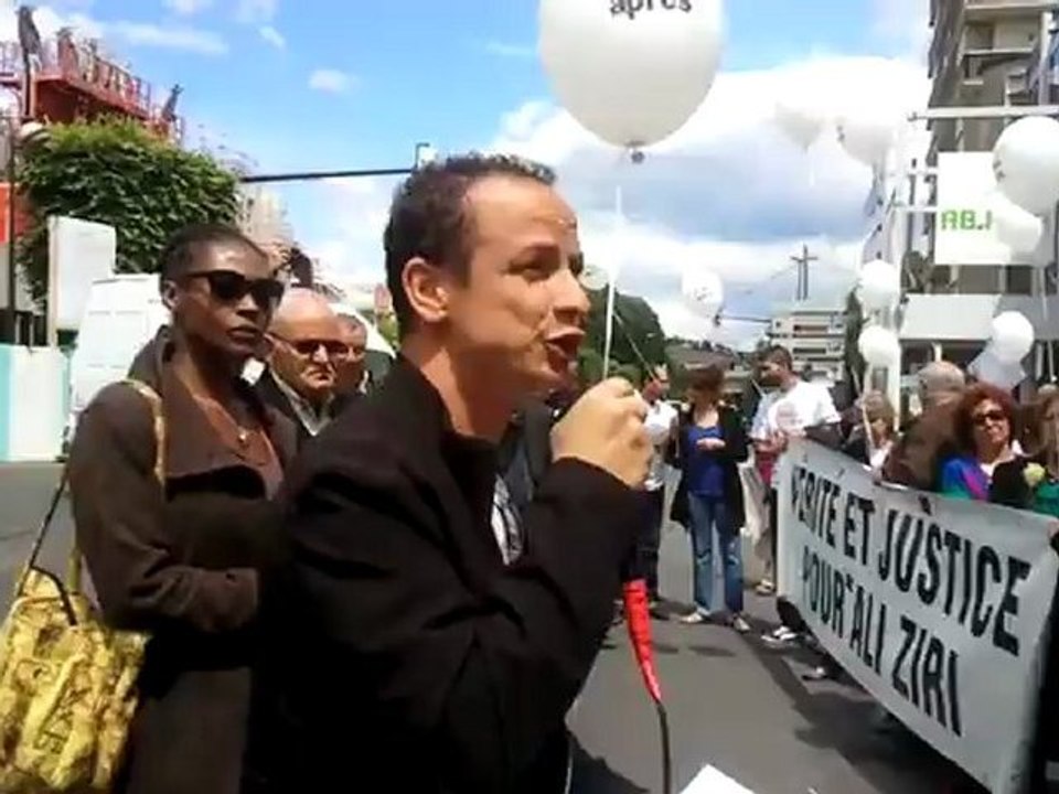 Rassemblement de commémoration: Ali Ziri, trois ans après. Discours d'Arezki Semache, le 9 juin 2012.