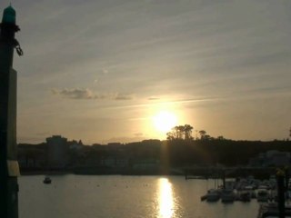 Atardecer en el puerto de Candás 14 junio