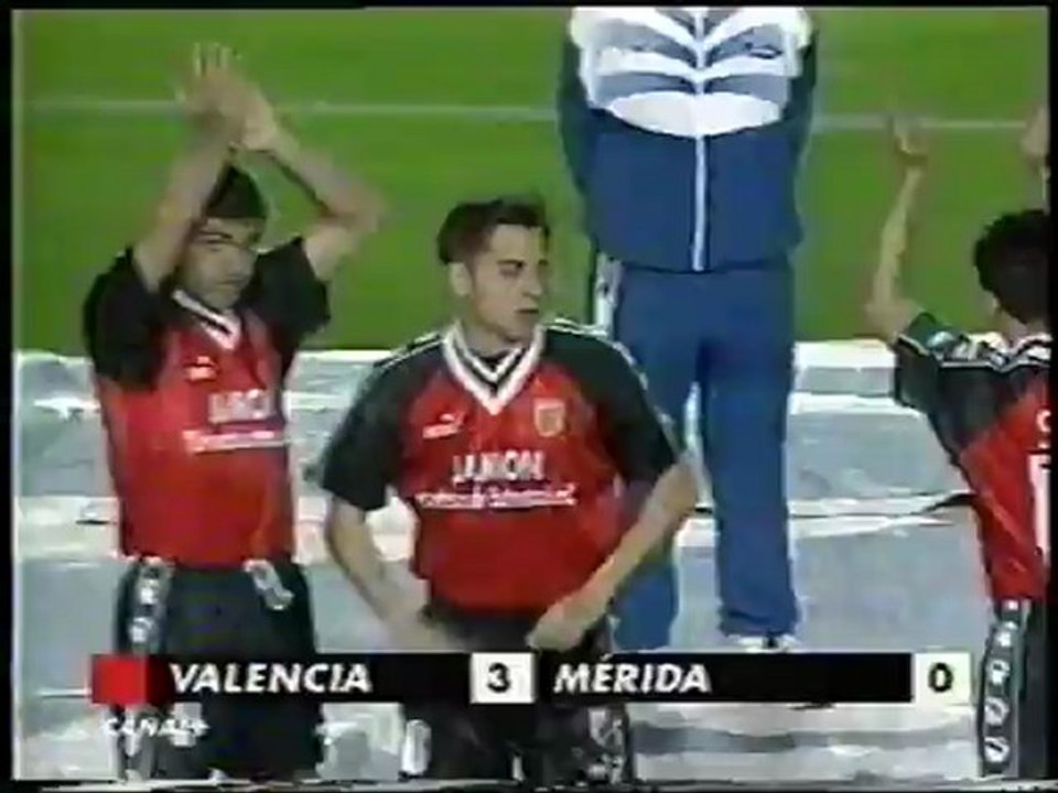 1998.03.09: Valencia CF 3 - 0 CP Merida (Resumen)