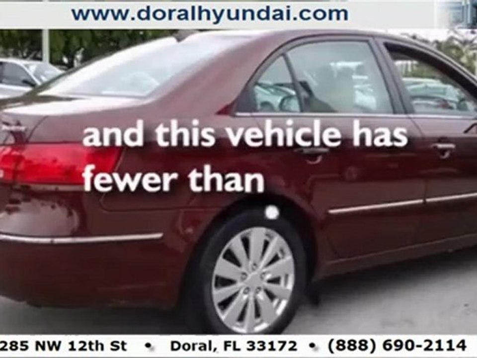 Certified 2009 Hyundai Sonata Limited @ DORAL HYUNDAI ...