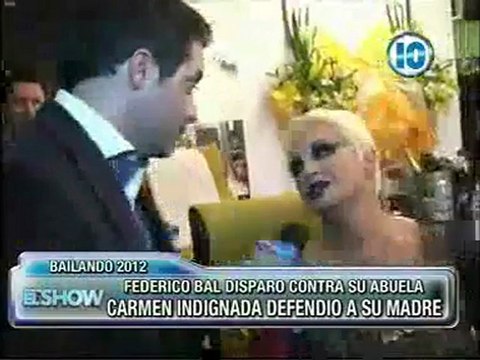Federico Bal dispara contra su abuela. Carmen Barbieri, indignada, defendió a su madre