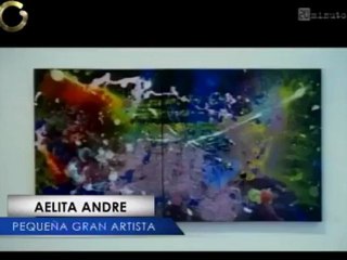 Aelita Andre, una pequeña gran artista