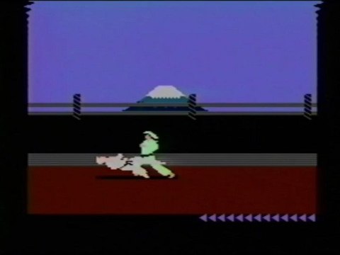 Classic Game Room - KARATEKA for Atari 7800 review