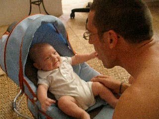 papa tu me fais peur!