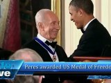 Peres awarded US Medal of Freedom