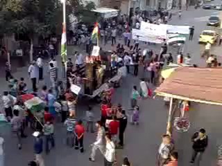 Download Video: Syria فري برس  الحسكه عامودا مظاهرة  في وسط المدينة ALhasaka