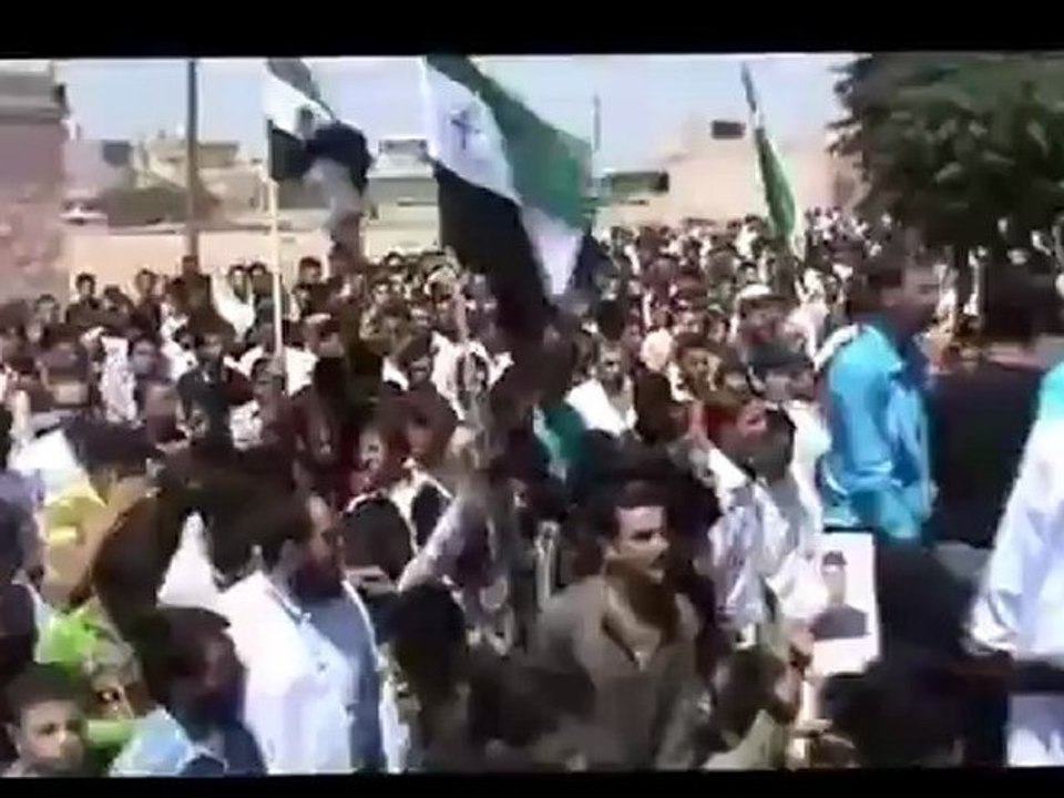 Syria فري برس ادلب معصران مظاهرة الخميس 14 6 2012 Idlib