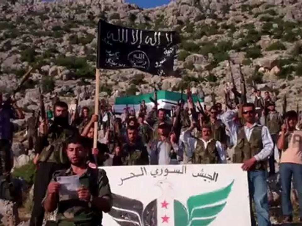 Syria فري برس إدلب جسر الشغور تشكيل كتيبة الصحابي الجليل عمرو بن معد يكرب الزبيدي Idlib