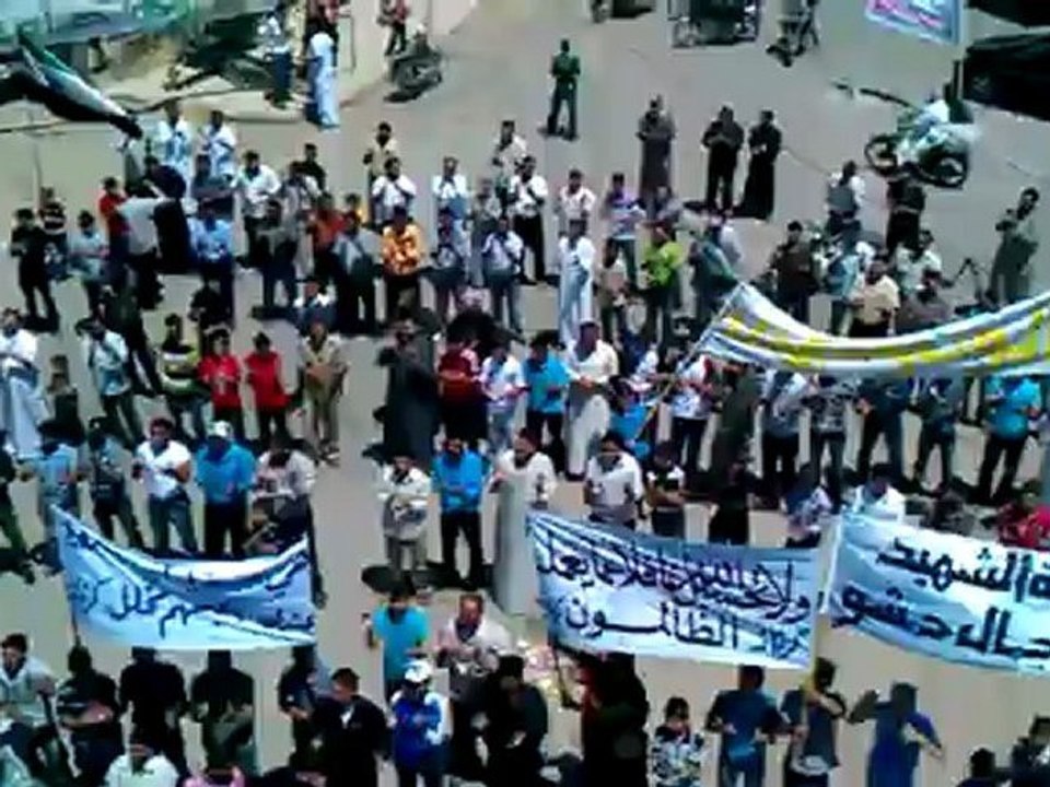 Syria فري برس ريف حماة المحتل كرناز  مظاهرة رائعة 14 6 2012 Hama