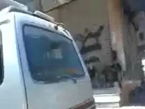 Syria فري برس ريف دمشق سبينة اضراب عام 13 6 2012 Damascus