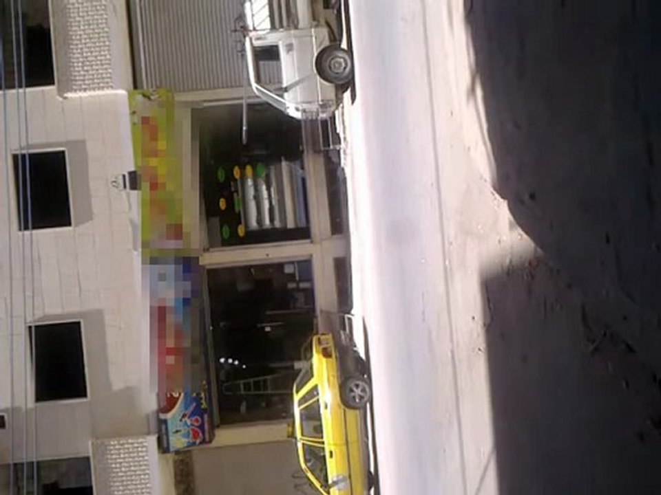 Syria فري برس ريف دمشق  داريا تواجد قوات الأسد الطائفية في المدينة 13 6 2012 Damascus