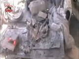 Syria فري برس  ريف دمشق تدمير الممتلكات العامة و الخاصة في مدينة دوما 13 6 2012 Damascus