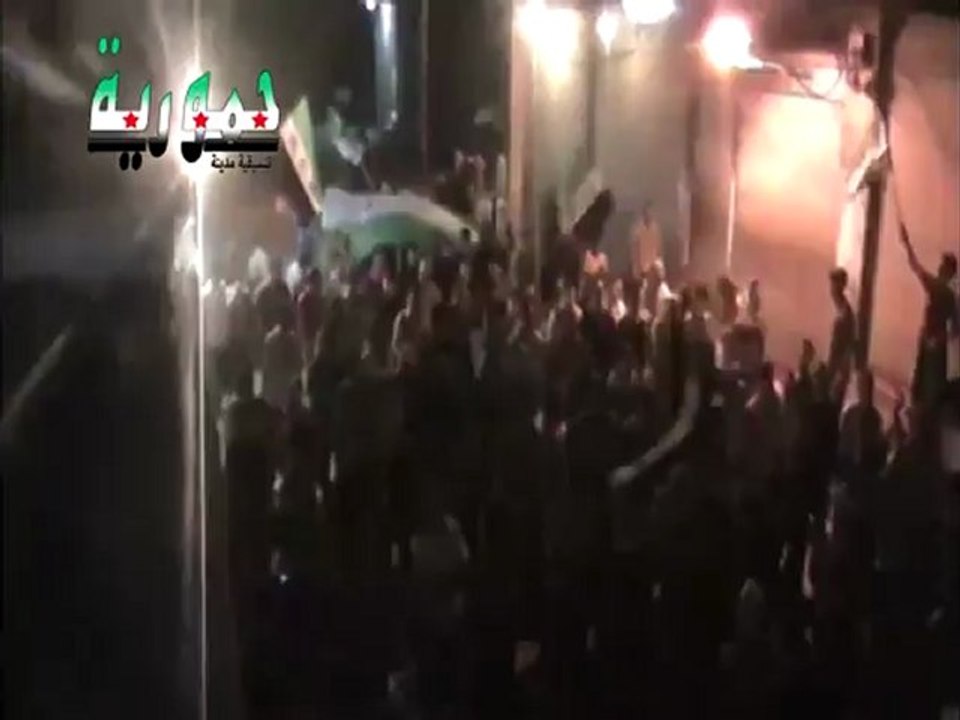 Syri  فري برس  ريف دمشق مدينة حمورية  مسائية رائعة  الأربعاء 13 6 2012 ج2 Damascus