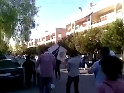 Syria فري برس حلب الشهباء مظاهرة رد على قصف الريف الشمالي 13 6 2012 Aleppo