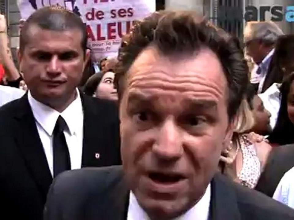 Renaud Muselier en meeting avec Jean-Claude Gaudin