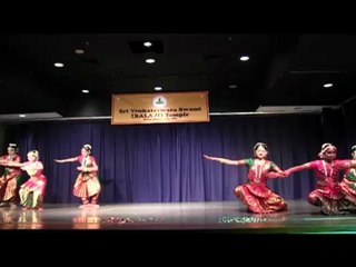 SRI VENKATESWARASWAMY TEMPLE:  DANCEFEST 2012: VIDYA BABU'S PUSHPANJALI AND GANAPATHI GOWTHUVAM