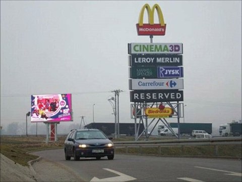 EKRAN LED KŁODZKO, PIŁSUDSKIEGO TEL.782 666 777