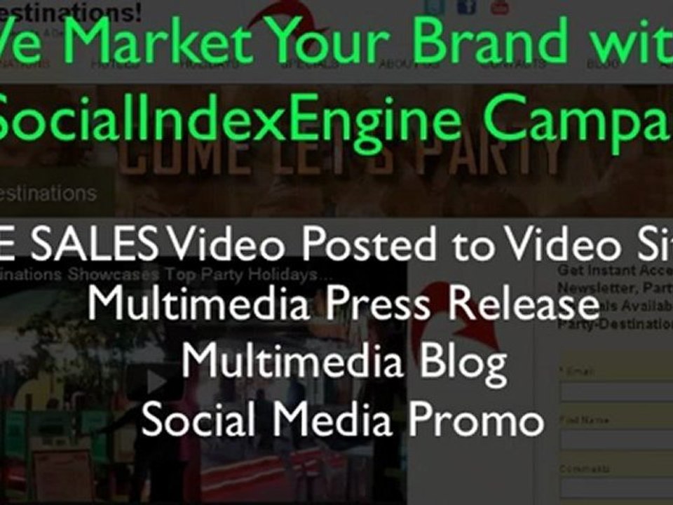 Socia lndex Offer for Hotel & Tourism Marketing