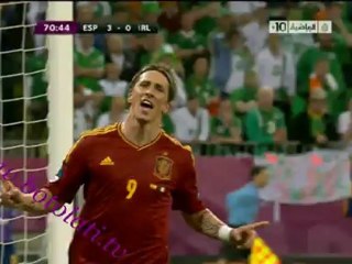 أهداف مباراة اسبانيا و ايرلاندا