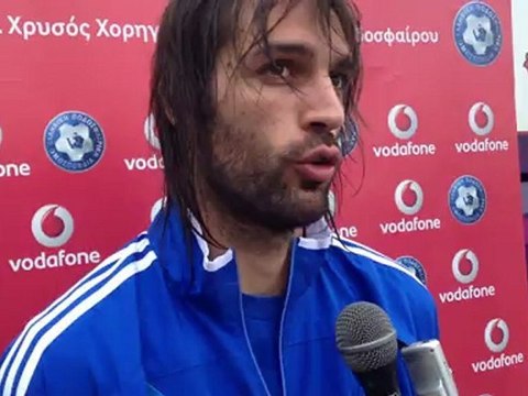 Συνέντευξη Γιώργου Σαμαρά για τον αγώνα με τη Ρωσία