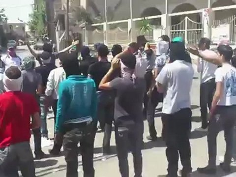 Syria فري برس دمشق المزة صباحية المزة حي المصطفى 15 6 2012 Damascus