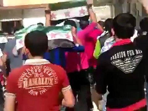 Syria فري برس حلب الأشرفية جامع عبد الرحمن بن عوف صباحية 15 6 2012 ج1 Aleppo