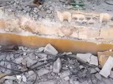 Syria فري برس  حلب الاتارب اثار القصف الصاروخي على منازل المدينين العزل 15 6 2012 Aleppo