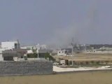 Syria فري برس ريف حلب الأتارب المحتلة أعمدة الدخان تتصاعد من المدينة من جراء القصف الصاروخي لعصابات الأسد 15 6 2012 Aleppo