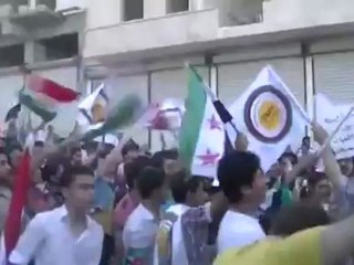 Syria فري برس حلب الأشرفية مظاهرة حاشدة 14 6 2012 ج3 Aleppo