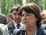 Martine Aubry en Meurthe-et-Moselle pour soutenir Dominique Potier