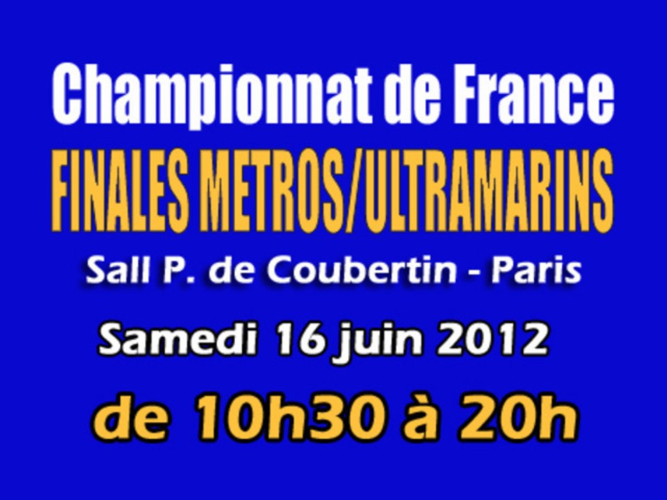 FINALES handball METROS / ULTRAMARINS 2011-2012