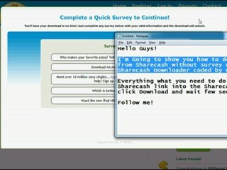 Free Sharecash Downloader 2012