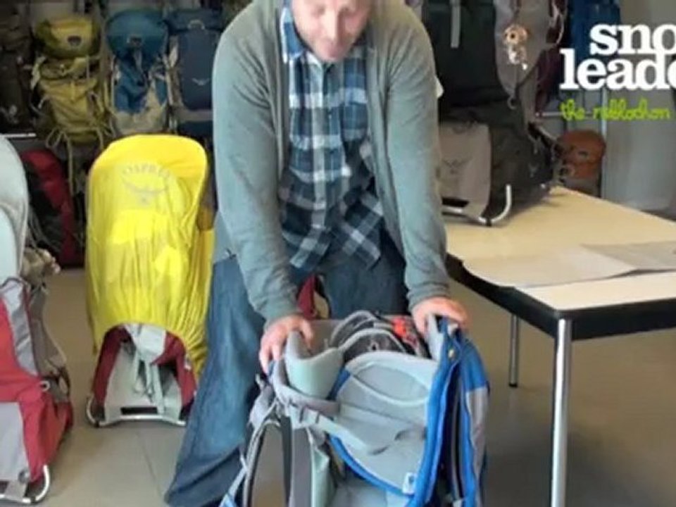 Snowleader présente le porte-bébé Osprey Poco Premium