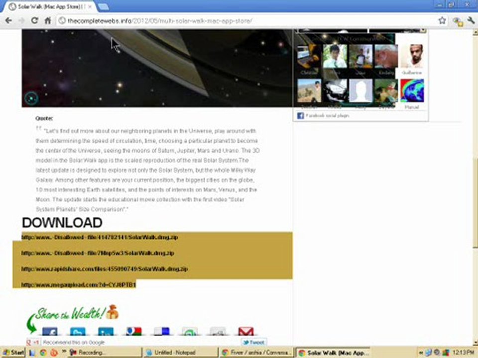 Download Solar Walk (Mac App Store) Full Version Free NOW!