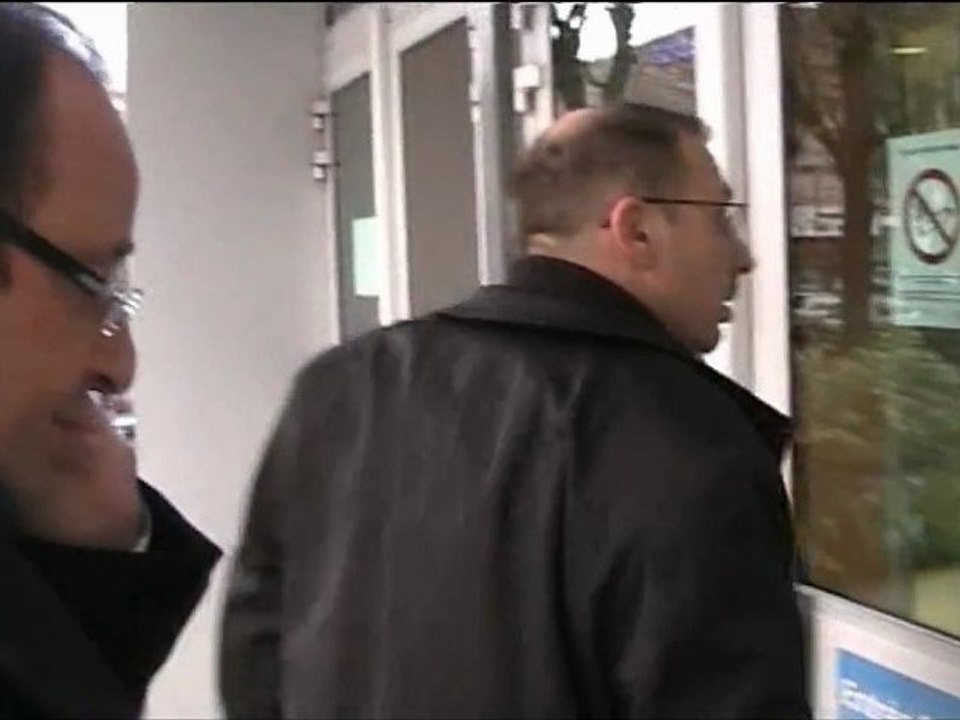 Avec François Hollande, à France 3 Rhône-Alpes