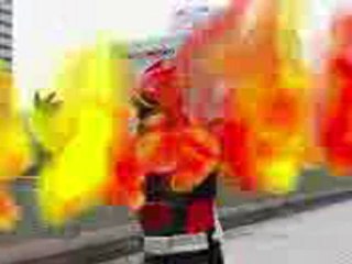 Akibaranger henshin and roll call