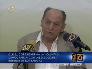 Copei no anunciará resultados de sus elecciones internas hasta tener las actas de los resultados