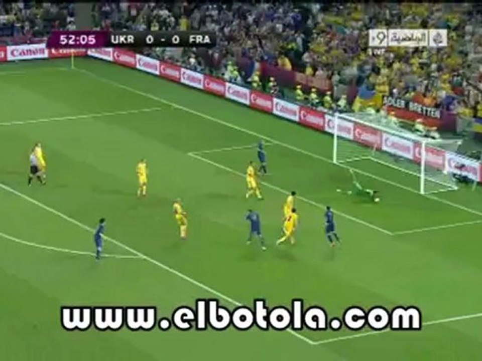 هدف فرنسا الاول ضد أوكرانيا