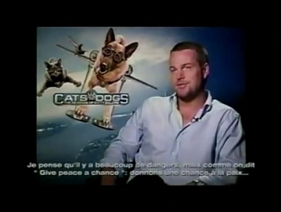 2010 Chris O'Donnell @ Cats & Dogs interview-Sucré Salé (QC)