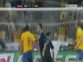 الهدف الثاني لانجلترا أمام السويد