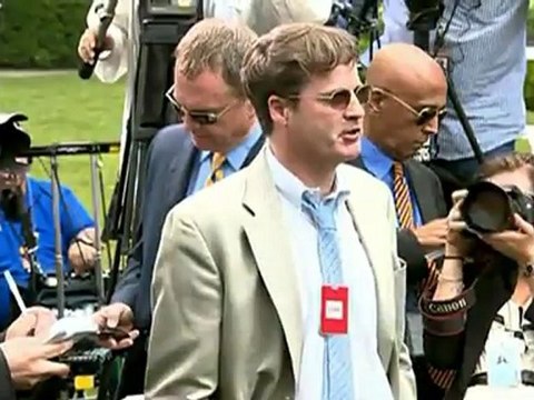 Obama interrupted during White House speech