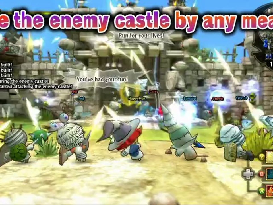 HAPPY WARS Multiplayer Trailer