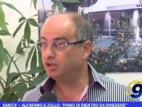 Sanità | Alfarano e Zullo: Piano di rientro da rivedere