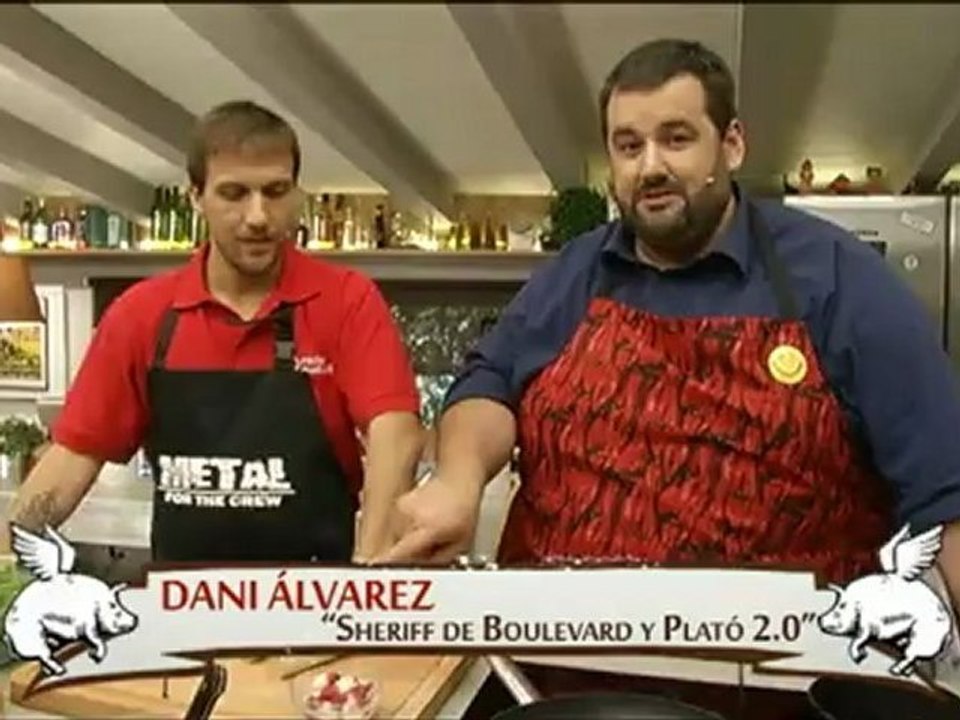 Robin Food (Vinagreta Teriyaki + Ensalada de foie gras y berros + guarrindongadas)