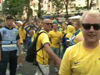Cruce de hinchadas en Eurocopa