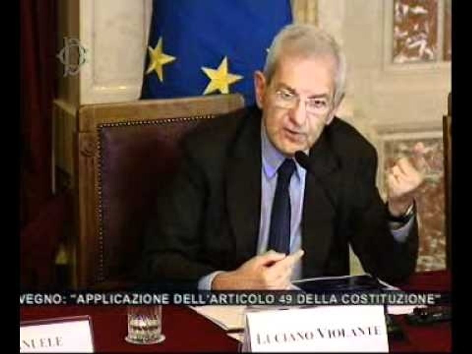 Roma - Applicazione dell'articolo 49 della Costituzione (14.06.12)