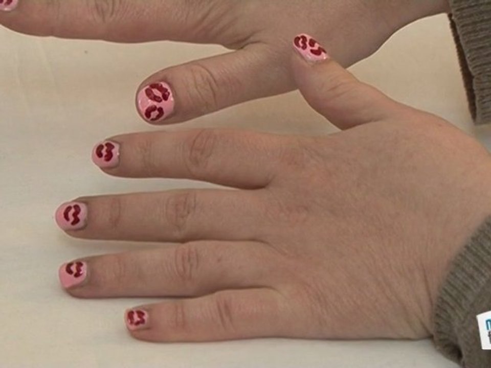 Tuto Nail Art Bisous Kiss