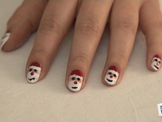 Tuto Nail Art Père Noël